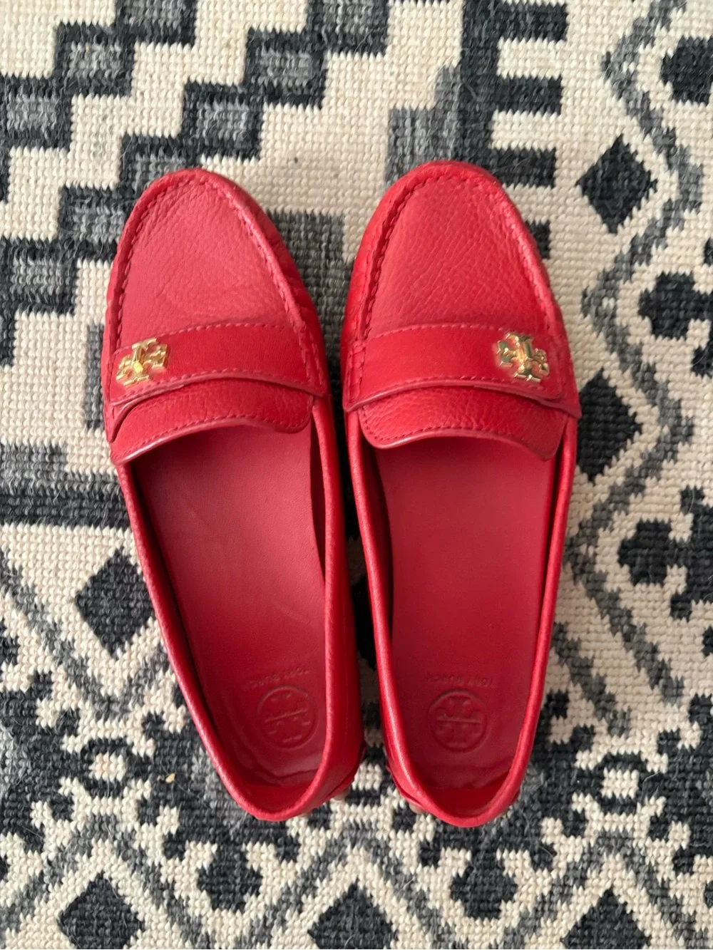 NWOT Tory Burch Kira leather driving loafers